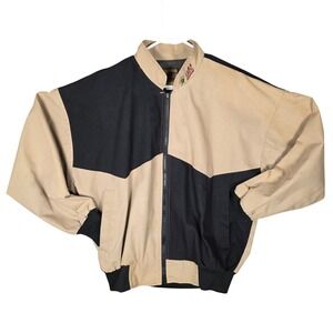 Vintage Bee-Wild Western Color Block Jacket USA Made Mens L Full Zip